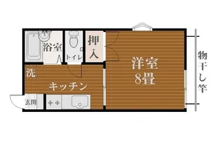 ヒルトップハイツ【2階】の間取り