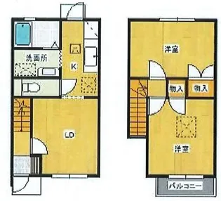 ドルフ水元【2階】の間取り