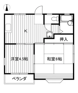 オダカハウス【2階】の間取り