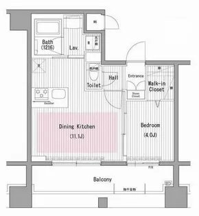 ガーラ・プレシャス横濱関内【2階】の間取り