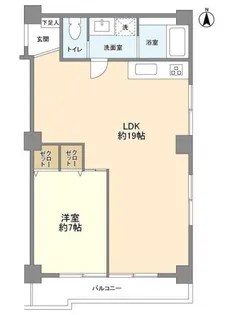 ベラビスタ信濃町【4階】の間取り
