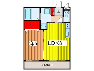 Rise Iwatsuki【1階】の間取り
