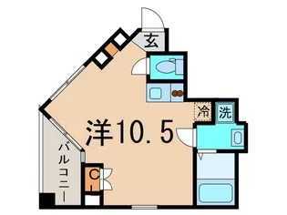 ブランシュ北品川【9階】の間取り