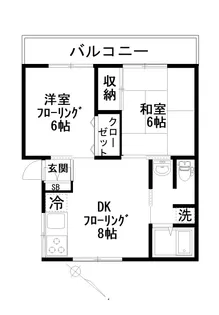 リバーハウス【1階】の間取り
