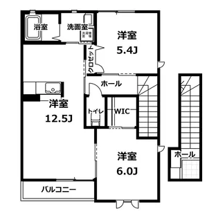 アフィネB棟【2階】の間取り