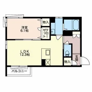 ロジュマン エスト【2階】の間取り