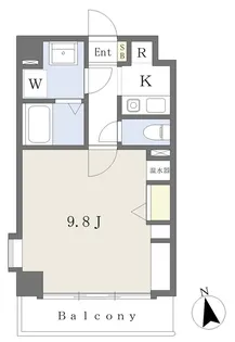 BES仙台新寺コート【6階】の間取り