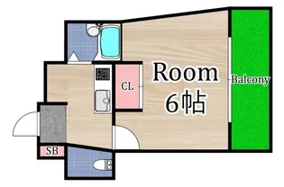 ライラック都島本通【6階】の間取り