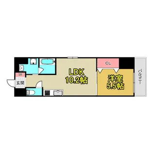 SOPHIA HIGASHINODA【9階】の間取り