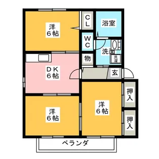 グランバリューA棟【1階】の間取り