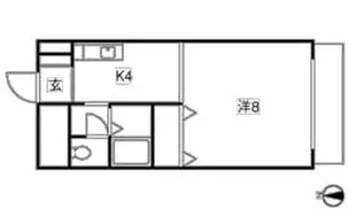ソフィエール矢賀新町【4階】の間取り