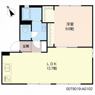 アネックスK【1階】の間取り