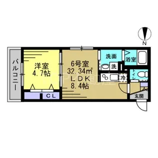 Ajour蘇我06【2階】の間取り