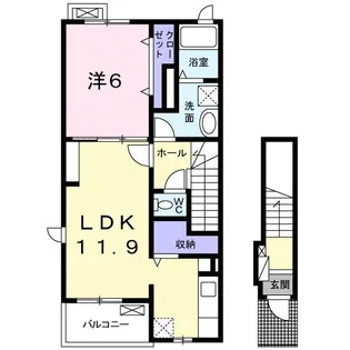 コンフォール・御山【2階】の間取り