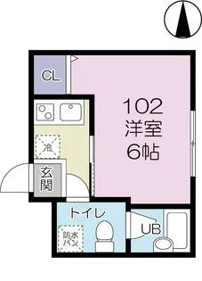 グランシャレー梅島III【2階】の間取り