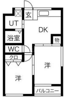 ベルフルール矢作【2階】の間取り