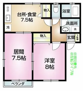 ヒルズフォレスタ A棟【2階】の間取り