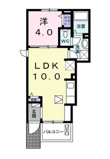 サンシャインスカリバーV【1階】の間取り