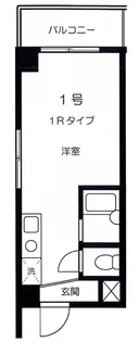 熊谷朝日第二ハイツ【7階】の間取り
