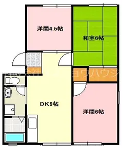 コーポマルダイB【1階】の間取り