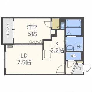 ESTOR KOTONI【4階】の間取り
