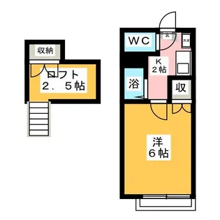 ロフティー・杜B棟【2階】の間取り