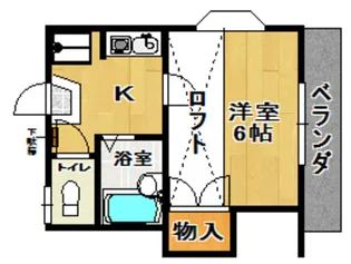 フローラ C棟【2階】の間取り