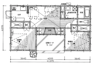 栃木県佐野市植下町【一戸建】の間取り