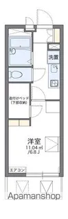 レオパレスRAI【2階】の間取り