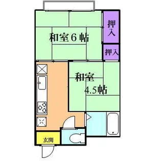 横川ビル【3階】の間取り