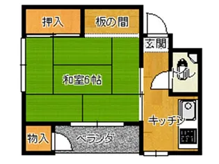 柳田ハイツ【2階】の間取り