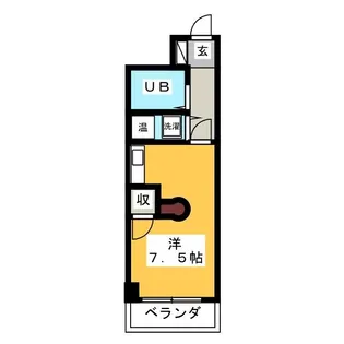 COSIビル【2階】の間取り