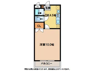 メゾンアクアマリン【2階】の間取り