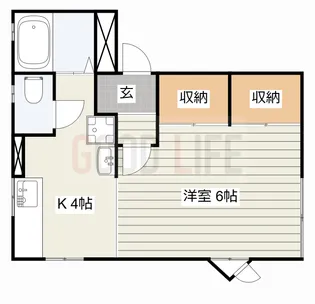 兵庫県小野市垂井町【アパート】の間取り