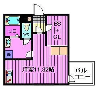 埼玉県さいたま市浦和区上木崎6【アパート】の間取り