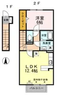SERENOIII【2階】の間取り