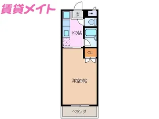 ユーミーレインボー【2階】の間取り