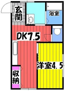 藤原マンション【3階】の間取り