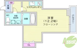 メリディアン多賀城笠神壱番館【2階】の間取り