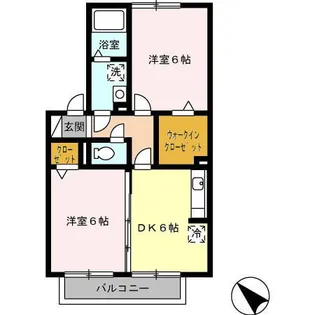 グランモア宮野【2階】の間取り