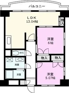 埼玉県川口市戸塚2【マンション】の間取り