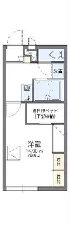 レオパレス岩栄【2階】の間取り