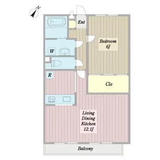 エール・リーベン【2階】の間取り