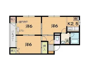 ミューゼヒロ C2【2階】の間取り