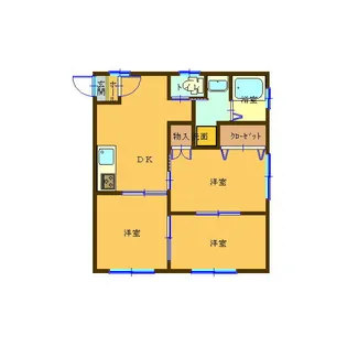 コーポ・セラ【1階】の間取り
