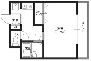 ハイツフルブルームII【3階】の間取り