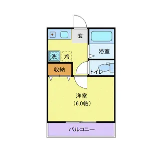 春日ホワイトコーポII【2階】の間取り