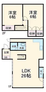 静岡県富士市国久保2【一戸建】の間取り