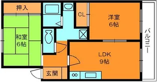 ラフォーレ三郷【2階】の間取り