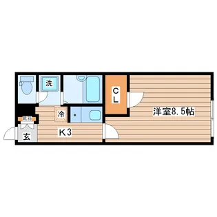 メゾンエスポワール希望【2階】の間取り